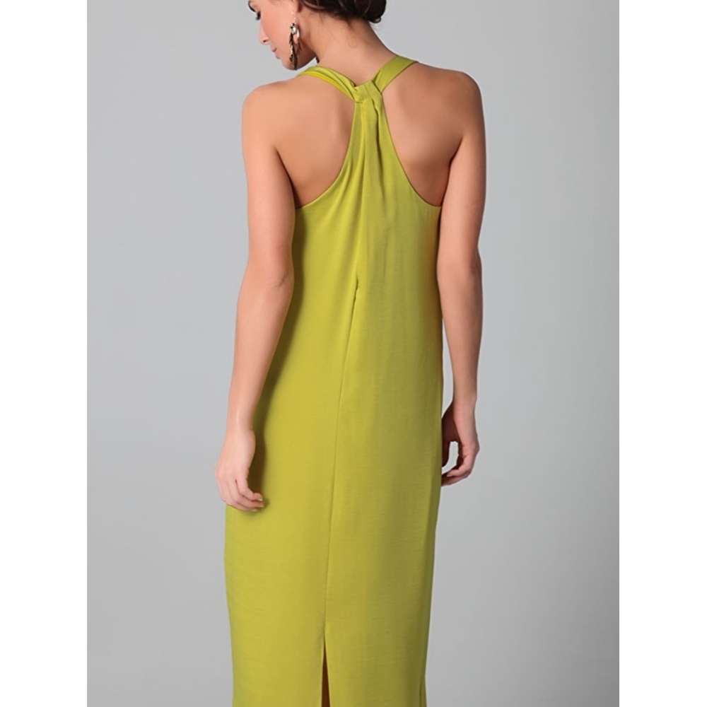 BCBGMAXAZRIA Sara Back Knot Maxi Tank Dress